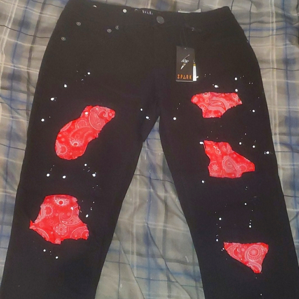 Black skinny jeans